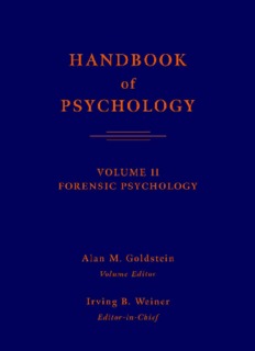 Handbook of Psychology Preface