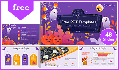 Happy Halloween Party PowerPoint Templates