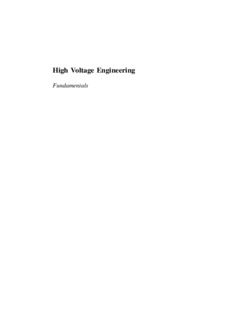 High Voltage Engineering - Fundamentals