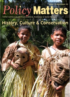 History, Culture, and Conservation - IUCN