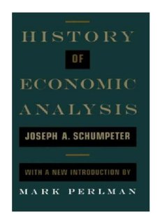 HISTORY OF ECONOMIC ANALYSIS