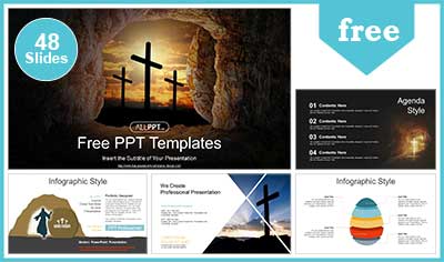 Holy Week Easter PowerPoint Templates