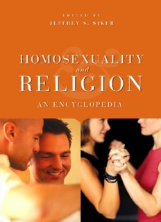 Homosexuality and Religion: An Encyclopedia