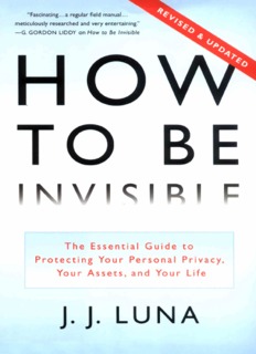 How to be Invisible