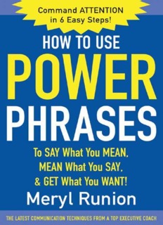 How to Use Power Phrases