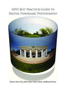 IATH Best Practices Guide to Digital Panoramic Photography