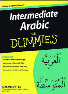 Intermediate Arabic For Dummies