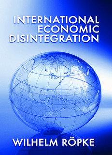 International Economic Disintegration