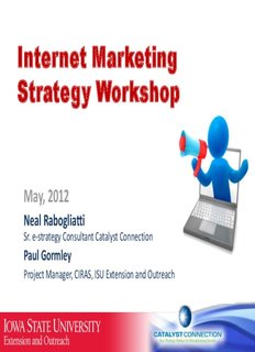 Internet Marketing Strategy Workshop