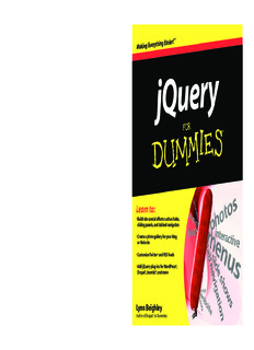 jQuery For Dummies