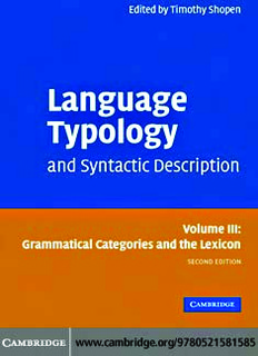 Language Typology