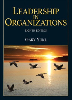 Leadership in Organizations by Gary Yukl