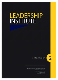 Leadership Institute