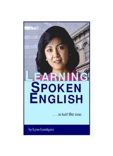 LEARNING SPOKEN ENGLISH