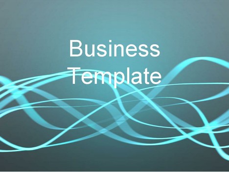 Light Streaks Business Template