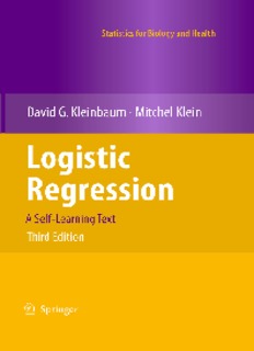 Logistic Regression: A Self-learning Text, Third Edition