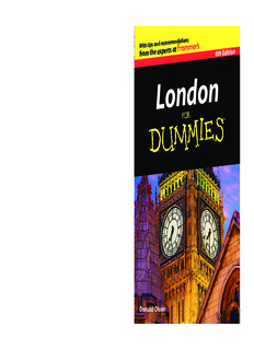 London For Dummies, 6th Edition