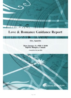 Love & Romance Guidance Report