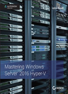 Mastering Windows Server 2016 Hyber V - John Savill