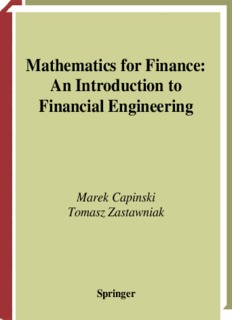 Mathematics for Finance