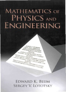 Mathematics of Physics and Engineering