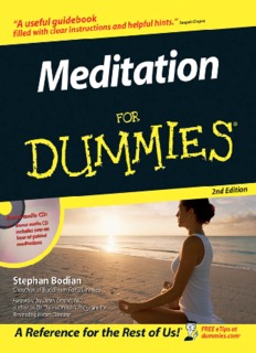 Meditation For DUMMIES, 2nd Edition