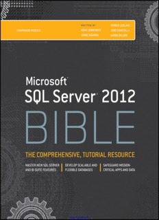 Microsoft® SQL Server® 2012 Bible