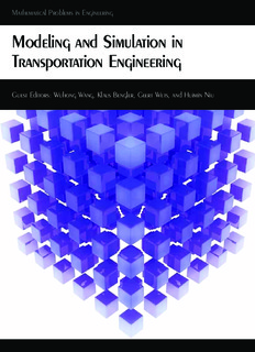 Modeling and Simulation in Transportation Engineering