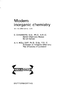 Modern inorganic chemistry