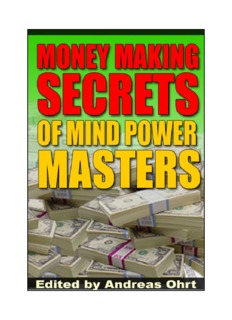 “Money Making Secrets of Mind Power Masters”