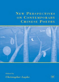 New Perspectives on Contemporary Chinese Poetry