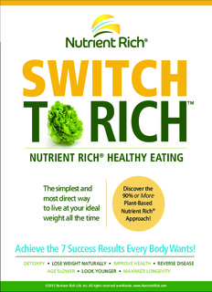 nutrient rich® healthy eating