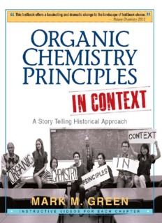 Organic Chemistry Principles In Context