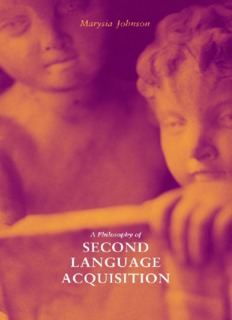 Philosophy of Second Language Acquisition