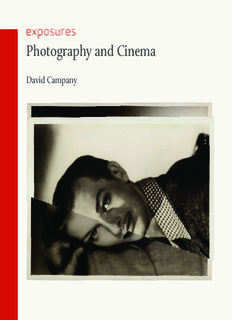 Photography and Cinema