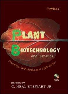 Plant Biotechnology and Genetics: Principles, Techniques