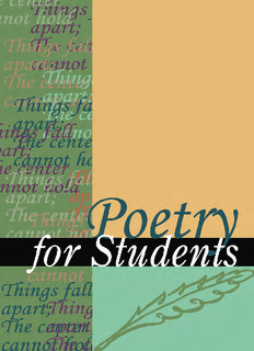 Poetry for Students Vol. 10