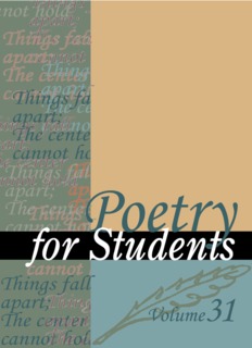 Poetry for Students, Volume 31