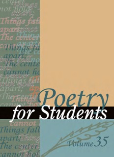 Poetry for Students, Volume 35