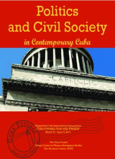 Politics and Civil Society in Cuba