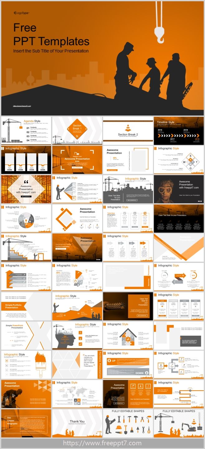 PowerPoint Templates for Construction Industry