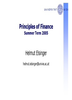 Principles of Finance