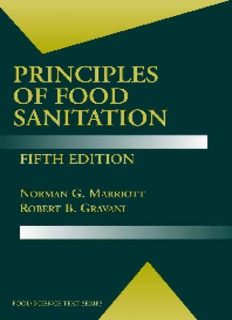 Principles of Food Sanitation