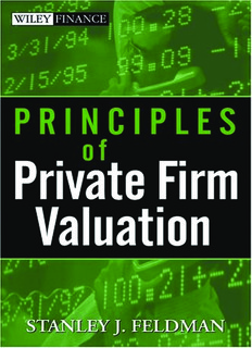 Principles of Private Firm Valuation