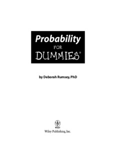 Probability For Dummies