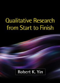 Qualitative Research from Start to Finish