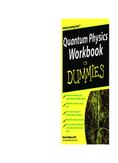 Quantum Physics Workbook For Dummies