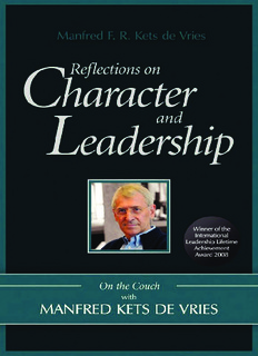 reflections on character and leadership