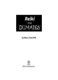 Reiki for Dummies