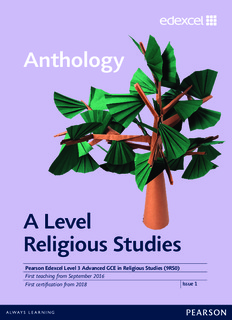 Religious Studies Anthology